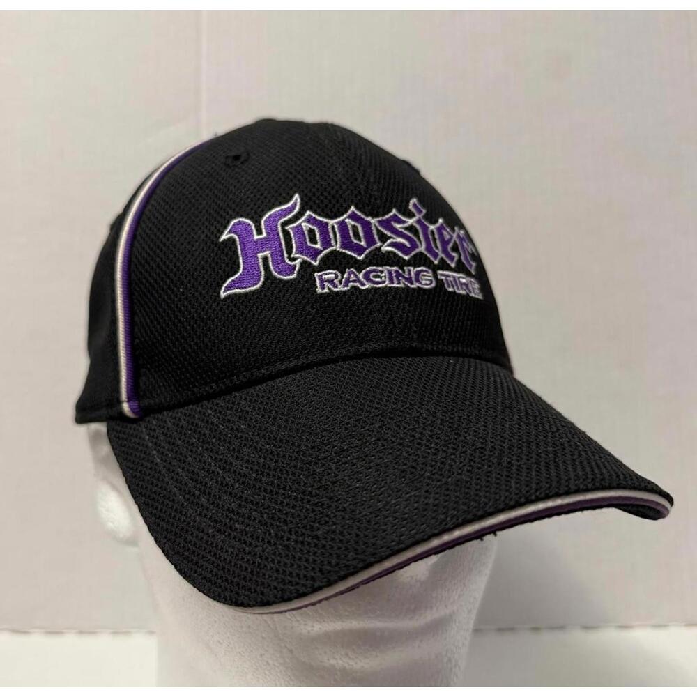 Hoosier Racing Tire Black Mesh Baseball Cap Hat Motorsports